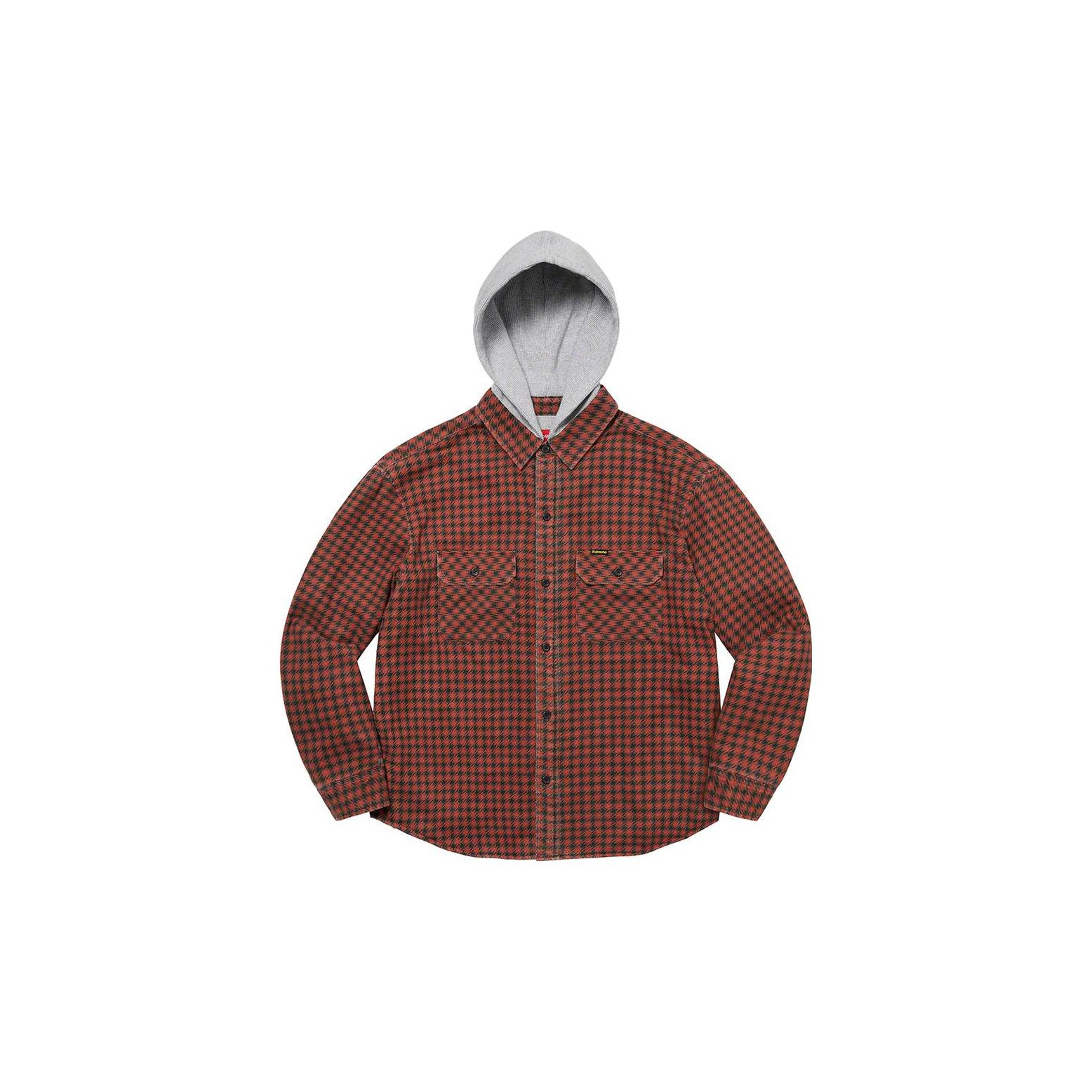 bebcdrshop trends supreme hooded flannel - POIZON