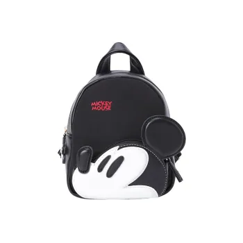 Disney Artificial Leather Backpack Regular Unisex Black