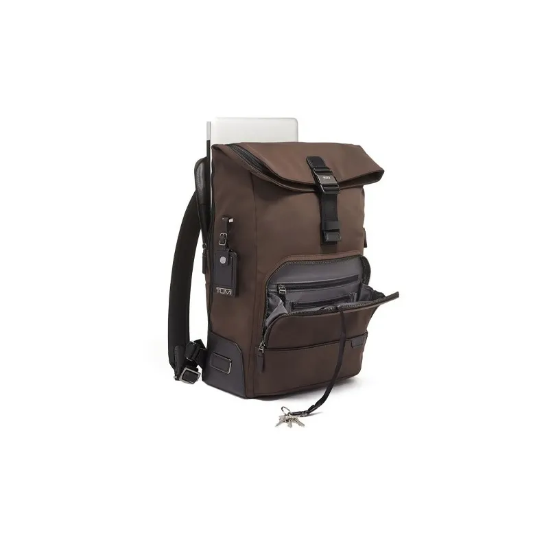 TUMI TUMI-Harrison Nylon Laptop Backpack Large Size Men's Brown-3