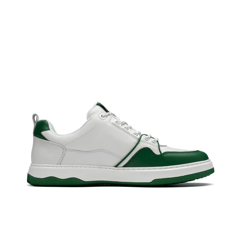 ROBERTA DI CAMERINO Stylish Skateboarding Shoes Men's White Green-1