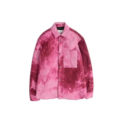 SONG FOR THE MUTE Denim Jackets Men Pink