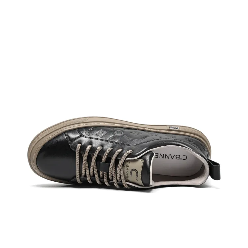 C°BANNER Stylish Skateboarding Shoes Men's Black-3