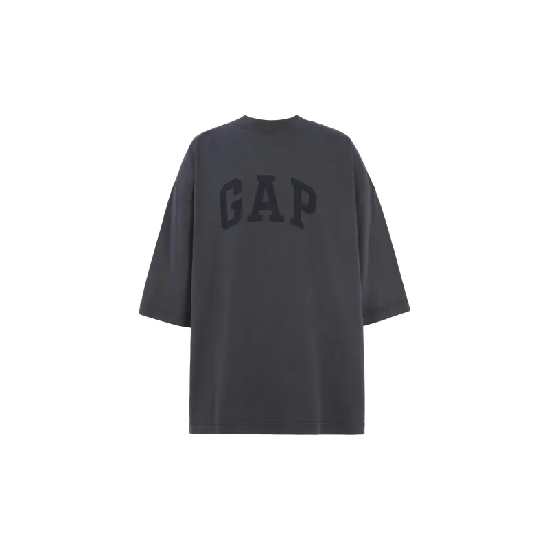 Balenciaga X YEEZY X Gap X Balenciaga T Shirts Unisex Dark Gray-3