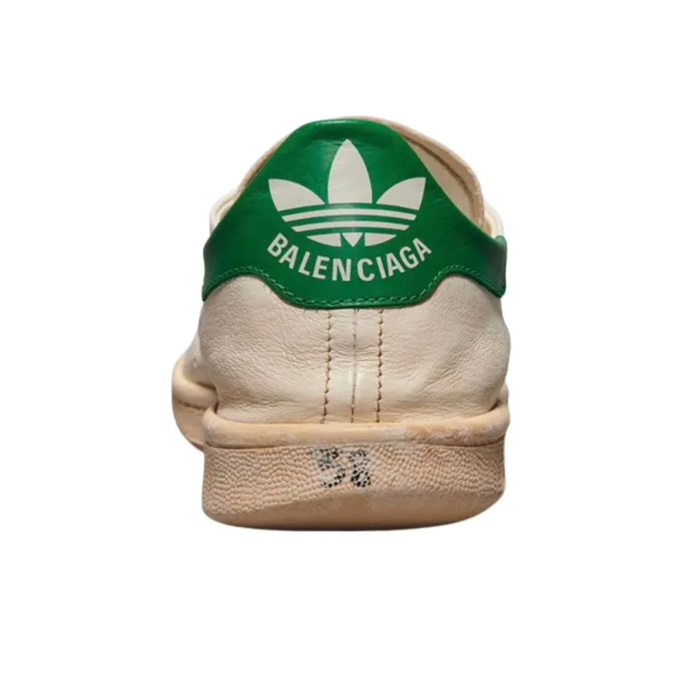 Balenciaga X Adidas Originals Stan Smith Sneakers 'Vintage White Green' Women's-4