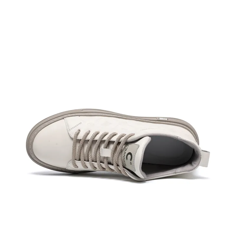 C°BANNER Stylish Skateboarding Shoes Men's White-3