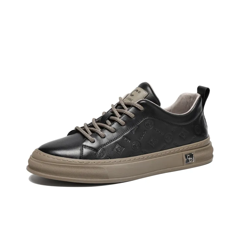 C°BANNER Stylish Skateboarding Shoes Men's Black-2