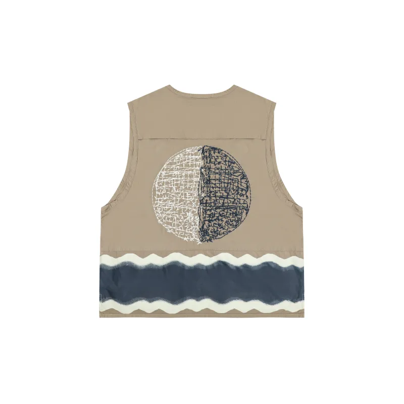 Vans Vests Unisex Khaki-1