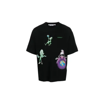 OFF-WHITE T-Shirts Men Black