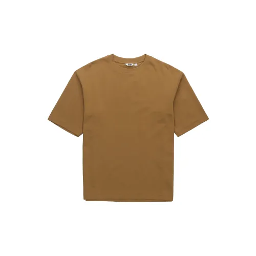 UNIQLO T-Shirts Unisex Light Brown