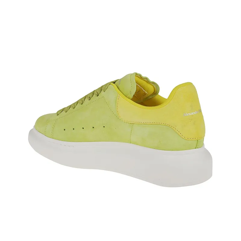Alexander McQueen Oversized Trainers Low Top Stylish Skateboarding Shoes Women's Green-2