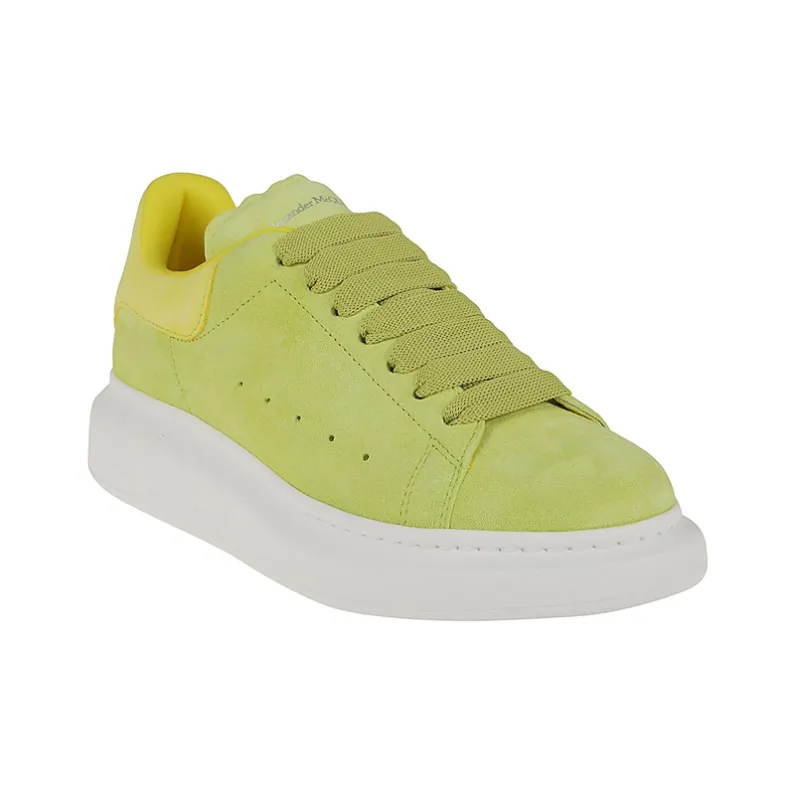 Alexander McQueen Oversized Trainers Low Top Stylish Skateboarding Shoes Women's Green-1