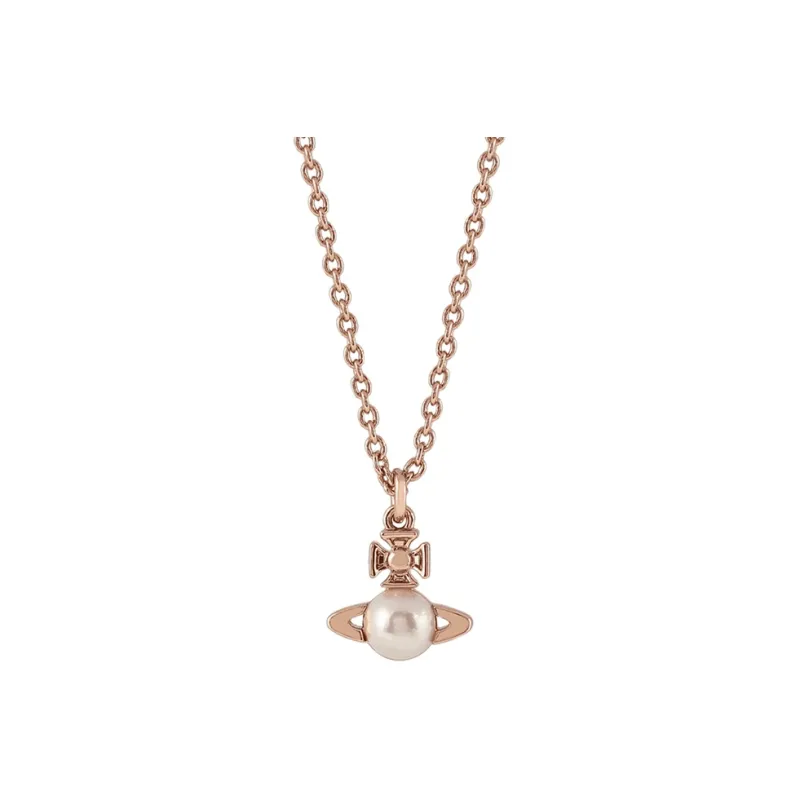 Vivienne Westwood Embellished Orb Pendant Necklace-0
