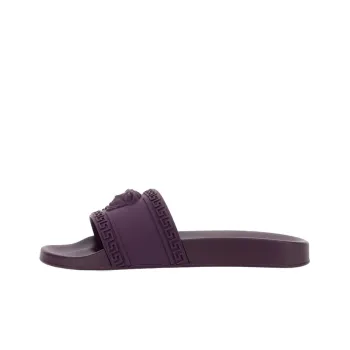 VERSACE Palazzo Medusa Pool Slide 'Burgundy'