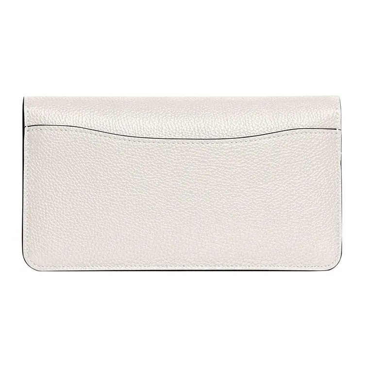COACH Leather Shoulder Bag, Crossbody Bag, Clutch Trumpets Women's Chalk White-1