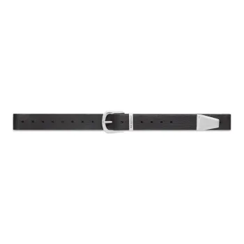 Balenciaga Leather Belts Men Black