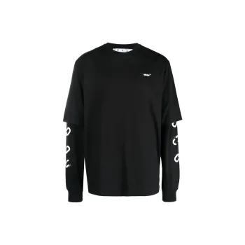 OFF WHITE Chain Arrow Double Tee