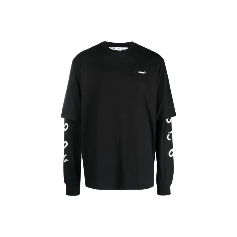 OFF WHITE Chain Arrow Double T shirt-0