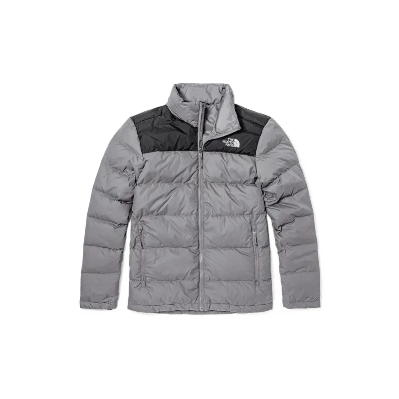 THE NORTH FACE Water Resistant Windproof Wear Resistant Warm Windbreaker Jacket Men's Gray-3