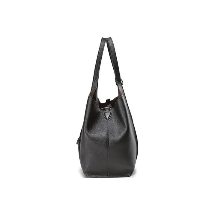 TOD'S T Timeless Logo Detailed Small Tote Bag-3