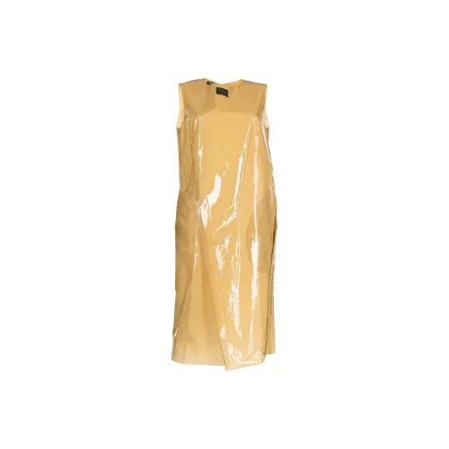 RAF SIMONS Sleeveless Dresses Women's Yellow