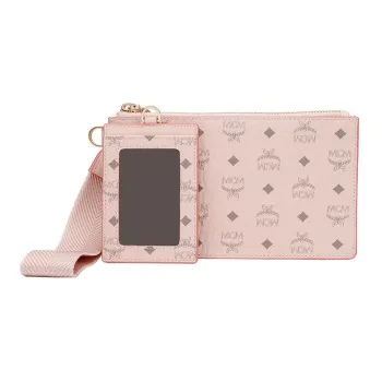 MCM Multi Functional Pouch Visetos Powder Pink