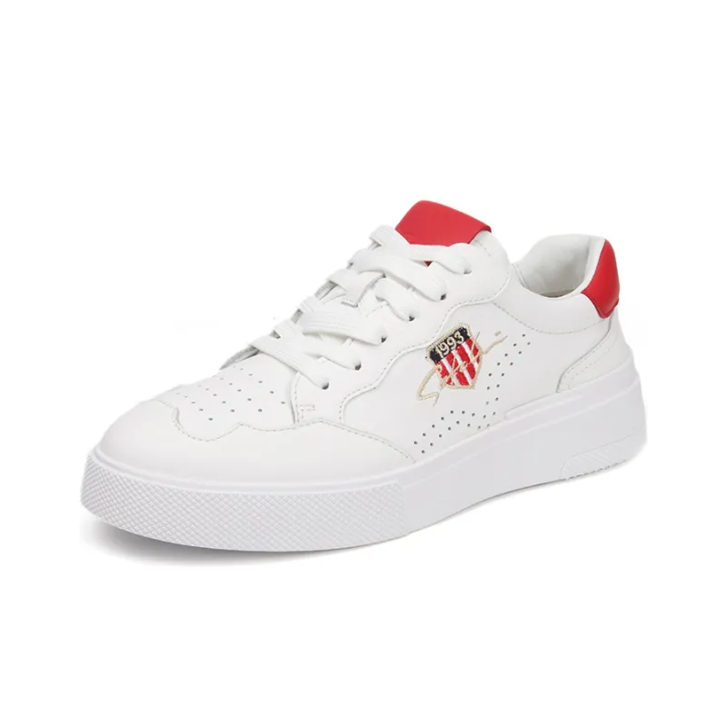 Satchi Skateboard Shoes Women's Low Top White-1