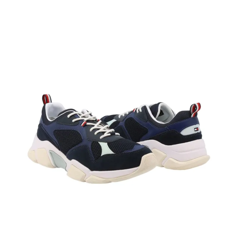 Tommy Hilfiger Cushioning Low Top Sports Casual Shoes Men's Blue-1