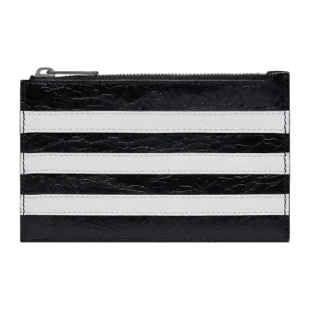 Balenciaga X Adidas Long Coin And Card Holder Black