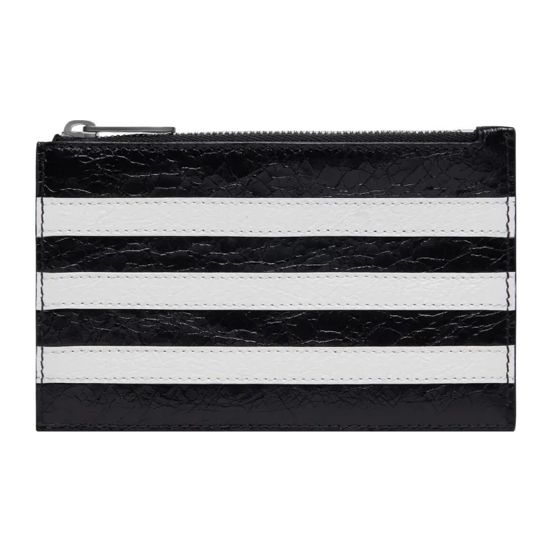 Balenciaga X Adidas Long Coin And Card Holder Black-0