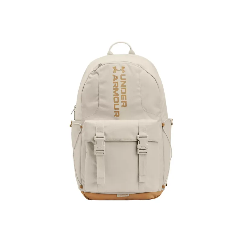 Under Armour Gametime PU Backpack Regular Unisex Limestone White-0