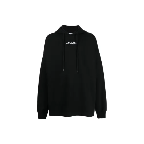 OFF-WHITE Embroidered Logo Hoodie