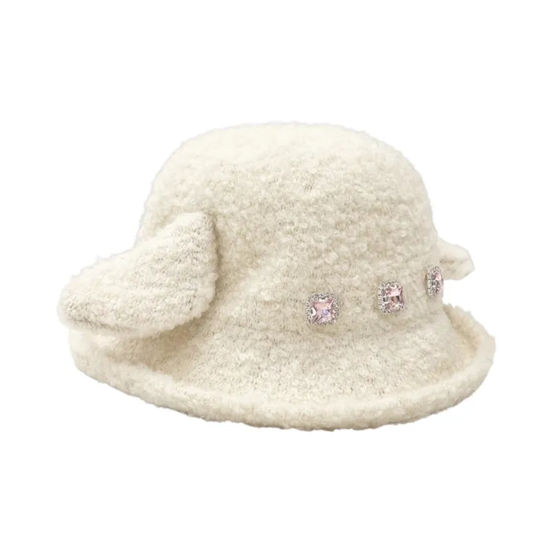 VIVIWELL Bucket Hats Women's White-1