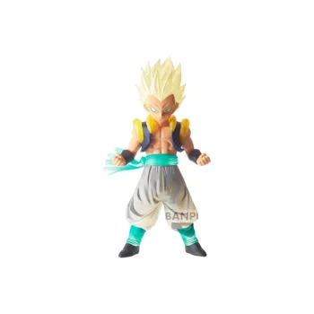BANPRESTO Gotenks Eyewear Factory Dragon Ball Z Clearise Super Saiyan Bonus Gifts 14cm
