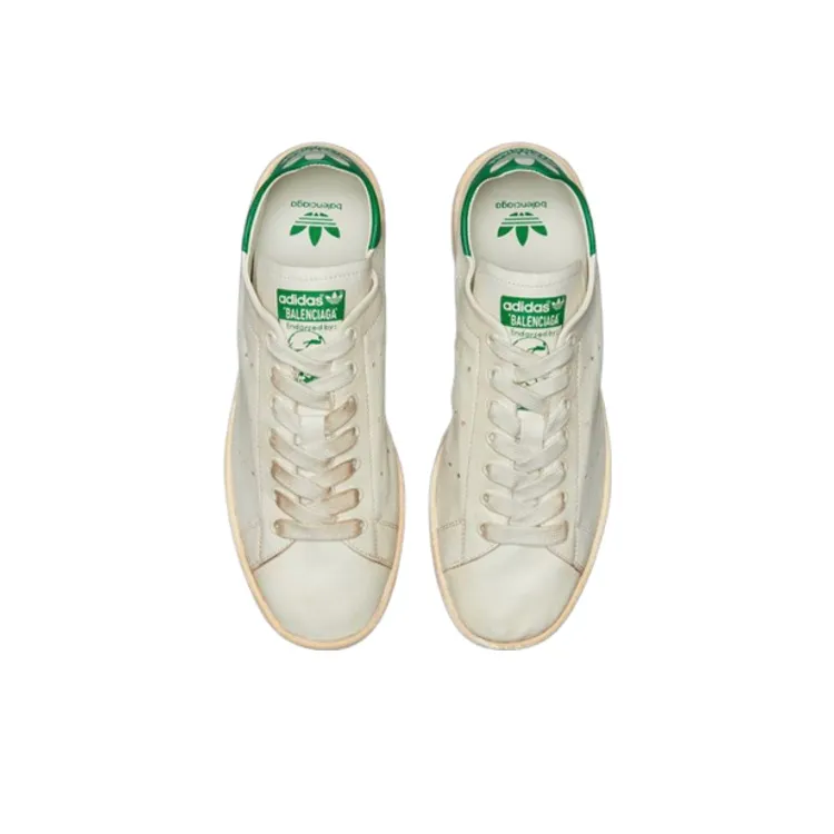 Balenciaga X Adidas Originals Stan Smith Sneakers 'Vintage White Green' Women's-3