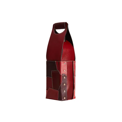 COACH Carrier Leather Wine Rack Handbag Mini Women's Red