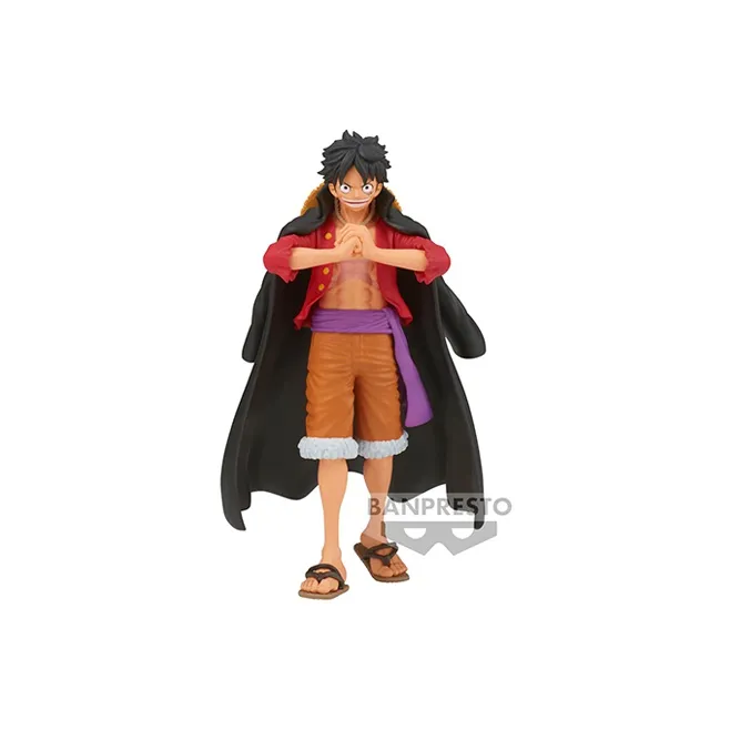 BANPRESTO Monkey D. Luffy Glass Factory, One Piece, One Piece, Departure Bonus Gifts 14cm-0