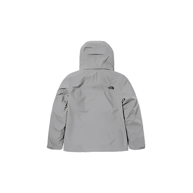 THE NORTH FACE Water Resistant Windproof Wear Resistant Warm Windbreaker Jacket Men's Gray-1