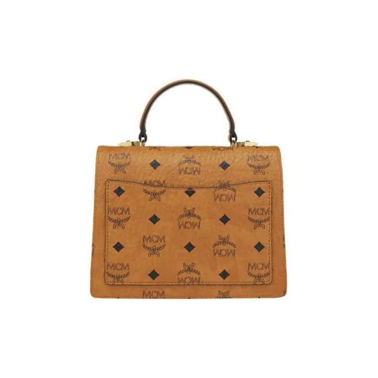 MCM Patricia Satchel Visetos Handbags-2