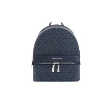 MICHAEL KORS Kenly PVC Backpack Medium Size Women's Dark Blue