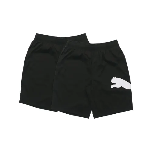 PUMA Basic Casual Shorts Men Set Of 2 Black