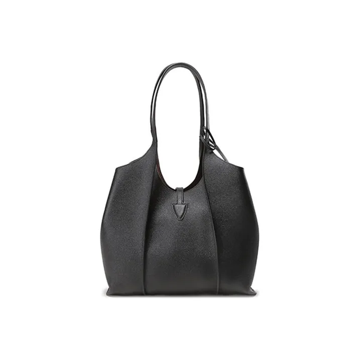 TOD'S T Timeless Logo Detailed Small Tote Bag-4