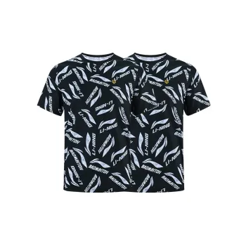 LiNing T Shirt Men's 2 Pack Black White