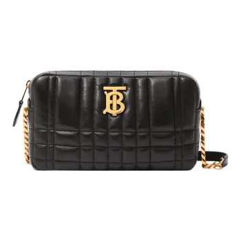 Burberry Lola Bag Lambskin Camera Bags Crossbody Bag Shoulder Bag Women's Black