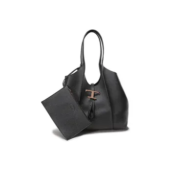TOD'S T Timeless Logo Detailed Small Tote Bag