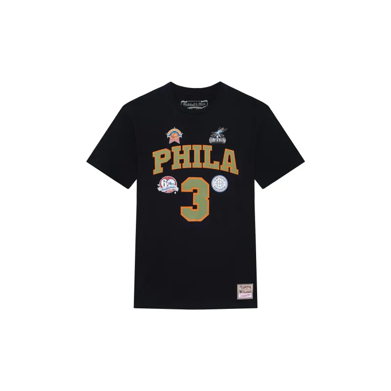 Mitchell & Ness T Shirt Unisex Black-0