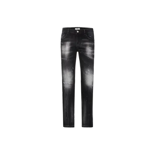 23R+ Jeans Men Black Gray