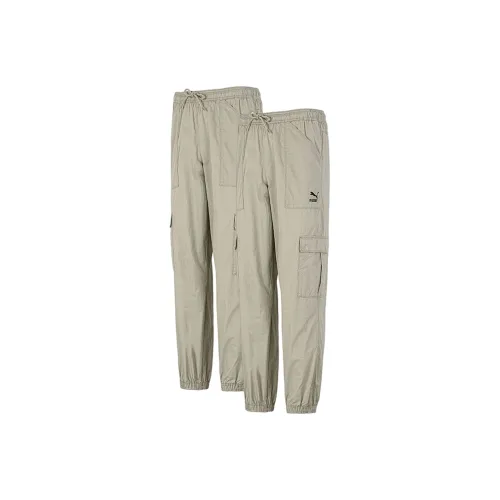 PUMA Cargo Pants Men Set Of 2 Beige