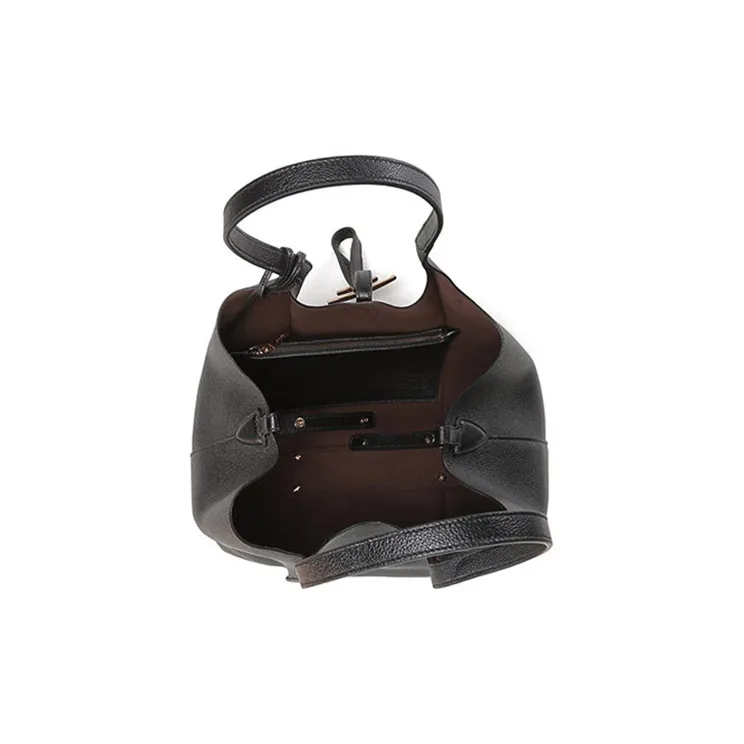 TOD'S T Timeless Logo Detailed Small Tote Bag-6