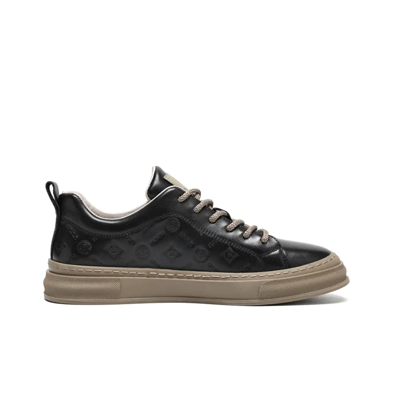C°BANNER Stylish Skateboarding Shoes Men's Black-1