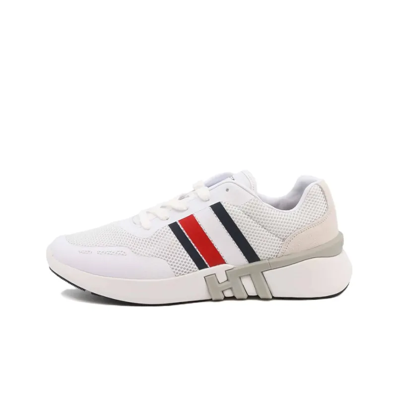 Tommy Hilfiger Cushioning Low-Top Sports Casual Shoes Men's White-0